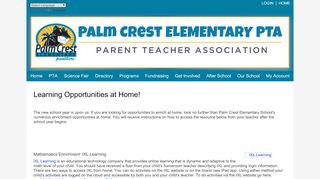 
                            5. Palm Crest Elementary PTA - IXL
