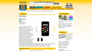 
                            13. Palm Pepito: Technische Daten, Test, News, Preise - Teltarif