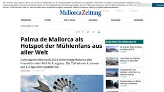 
                            10. Palma de Mallorca als Hotspot der Mühlenfans aus aller Welt ...