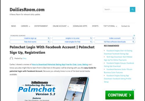 
                            13. Palmchat Login With Facebook Account | Palmchat Sign Up ...