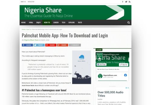 
                            4. Palmchat Mobile App: How To Download and Login | NigeriaSHARE ...