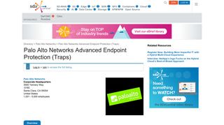 
                            8. Palo Alto Networks Advanced Endpoint Protection (Traps) | SDN