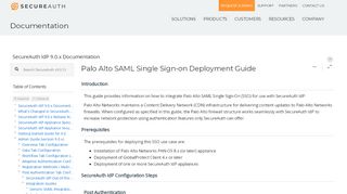 
                            9. Palo Alto SAML Single Sign-on Deployment Guide - SecureAuth IdP ...