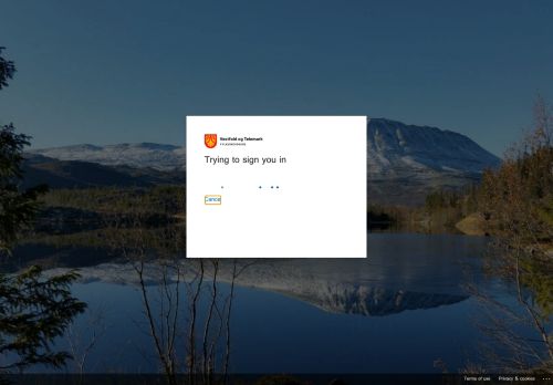 
                            7. Pålogging Telemark fylkeskommune