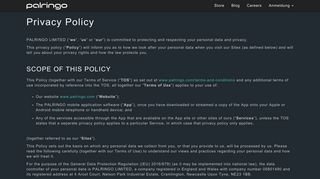 
                            12. Palringo Group Messaging: Privacy Policy