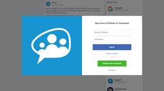 
                            4. Paltalk - Service Update: If you are still unable to login... | Facebook