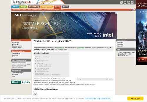 
                            4. PAM-Authentifizierung über LDAP - Weitere Dienste - Tutorials, Tipps ...