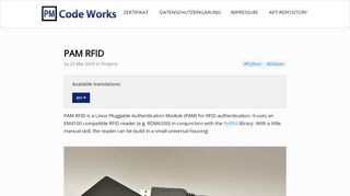 
                            7. PAM RFID - PM Codeworks