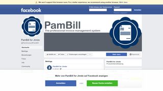 
                            9. PamBill for Jimdo - Startseite | Facebook