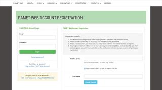 
                            1. PAMET Web Account Registration - PAMET, Inc.