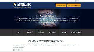 
                            5. PAMM Accounts Rating. FXPRIMUS Best PAMM Managers ...