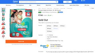 
                            7. Pampers Baby Dry Pants - M - Buy 2 Pampers Pant Diapers | Flipkart ...