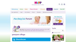 
                            6. pampers village - HiPP Baby- und Elternforum