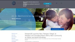 
                            4. Pampers(R) Launches New 'Pampers Village' at Pampers.com ...