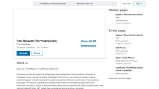 
                            8. Pan-Malayan Pharmaceuticals | LinkedIn