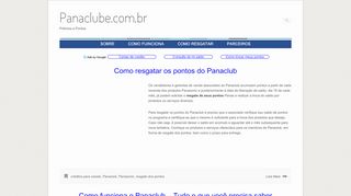 
                            3. Panaclube.com.br | Prêmios e Pontos