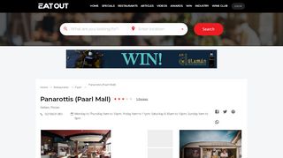 
                            6. Panarottis (Paarl Mall) - Restaurant in Paarl - EatOut