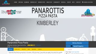
                            9. Panarottis Pizza Pasta • Kimberley • CITY PORTAL