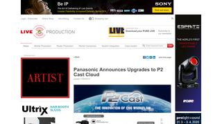
                            7. Panasonic Announces Upgrades to P2 Cast Cloud | LIVE ...