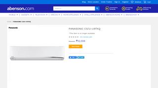 
                            13. Panasonic CS/U-U9TKQ Split Type Air Conditioner | Abenson.com