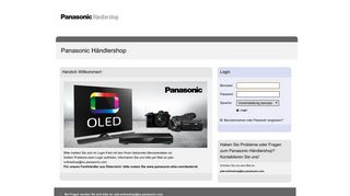 
                            2. Panasonic Händlershop - Panasonic - B2B-Shop