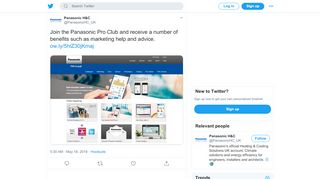 
                            13. Panasonic H&C on Twitter: 