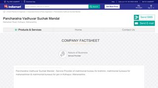 
                            7. Pancharatna Vadhuvar Suchak Mandal, Kolhapur - Service Provider ...