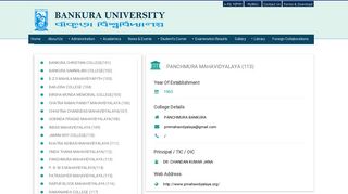 
                            8. panchmura mahavidyalaya - Bankura University