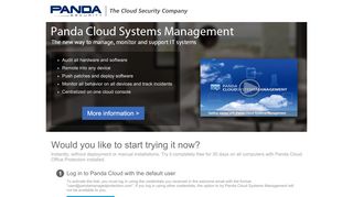 
                            3. Panda Cloud Systems Management