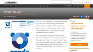 
                            7. Panda Endpoint Protection Plus 7.20 Review - Pros, Cons ...