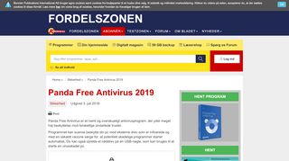 
                            10. Panda Free Antivirus 2016 - Fordelszonen - Komputer for alle