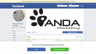 
                            3. Panda Marketing Sdn Bhd - About | Facebook