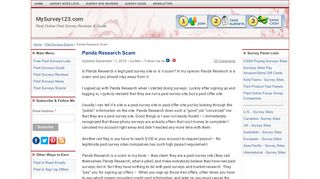 
                            10. Panda Research Scam - My Panda Research Review - MySurvey123