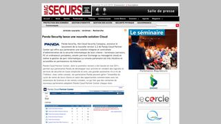 
                            7. Panda Security lance une nouvelle solution Cloud > Mag-Securs ...