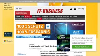 
                            8. Panda Security stellt Trends der Sicherheitsbranche vor - IT-Business