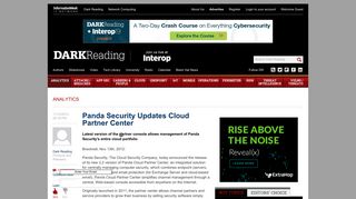 
                            11. Panda Security Updates Cloud Partner Center - Dark Reading