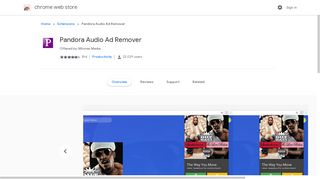 
                            13. Pandora Audio Ad Remover - Google Chrome