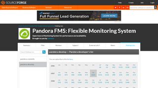 
                            7. Pandora FMS: Flexible Monitoring System / List pandora-develop ...