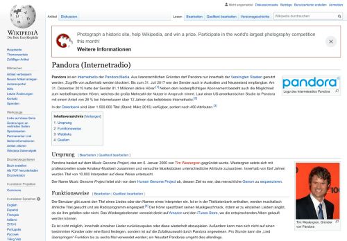
                            7. Pandora (Internetradio) – Wikipedia