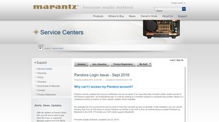 
                            10. Pandora Login Issue - Sept 2018 - FAQs - Service