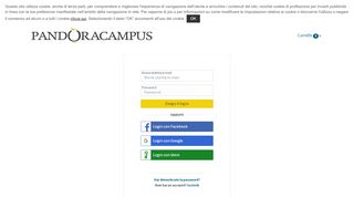 
                            5. Pandoracampus: Login