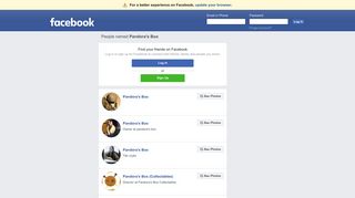 
                            12. Pandora's Box Profiles | Facebook