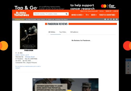 
                            3. Pandorum - Movie Reviews - Rotten Tomatoes