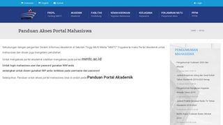 
                            6. Panduan Akses Portal Mahasiswa - MMTC