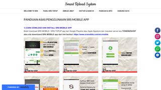 
                            6. PANDUAN ASAS SRS TOPUP - Smart Reload System