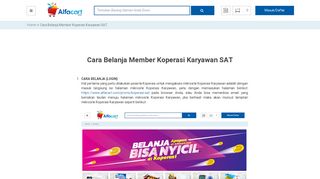 
                            7. Panduan Belanja Member Koperasi Karyawan SAT - Alfacart