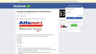 
                            12. Panduan beli MOLPoints di outlet Alfamart | Facebook