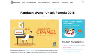 
                            6. Panduan cPanel Untuk Pemula 2018 | Blog Dewaweb