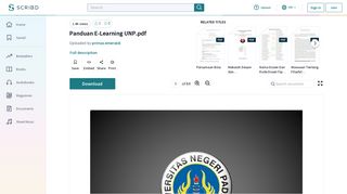 
                            9. Panduan E-Learning UNP.pdf - Scribd