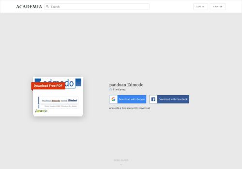 
                            13. panduan Edmodo | trie camoj - Academia.edu